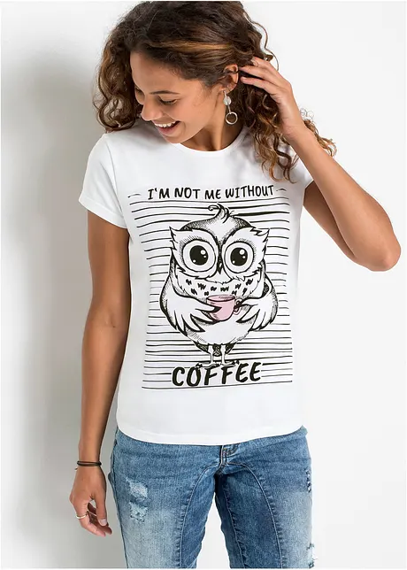 T-skjorte i 100% bomull, bonprix