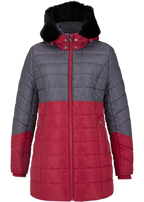 Kort kåpe aftenrødgrå John Baner JEANSWEAR kjøp online Vinterjakker Jakker og kåper Mote Dame bonprix.no