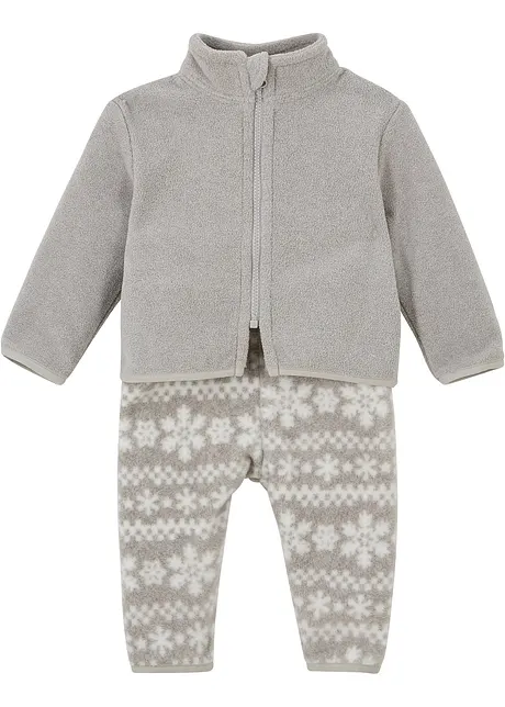 Baby fleecejakke + fleecebukse (2-delt sett), bpc bonprix collection