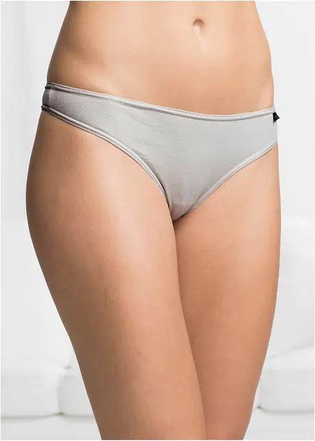 Stringtruse med økologisk bomull (6-pack), bonprix