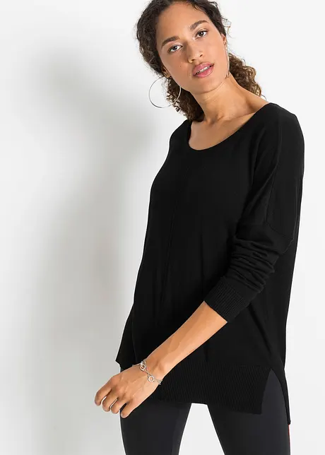 Oversized strikkegenser, bonprix