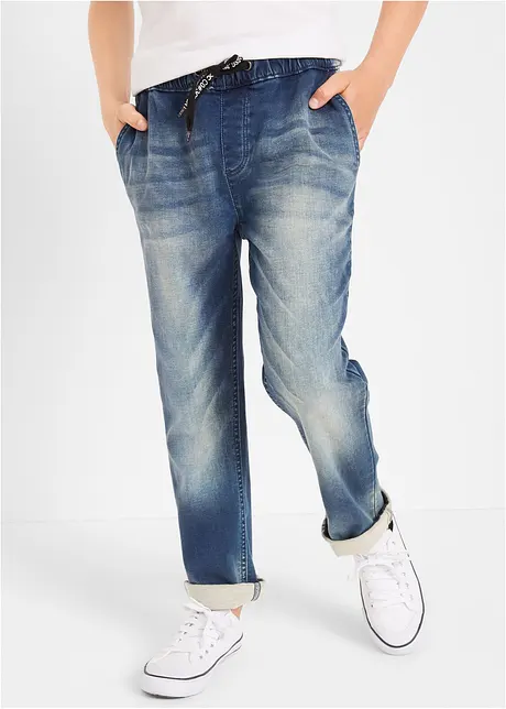 Joggejeans Mid Waist, behagelig linning, bonprix