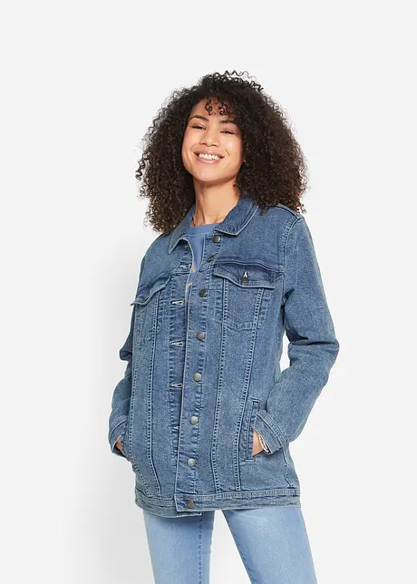 Stretchy jeansjakke, Boyfriend, bonprix