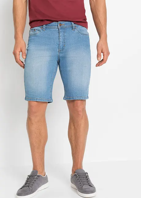 Bermudashorts i denim med stretch, Regular Fit (2-pack), bonprix