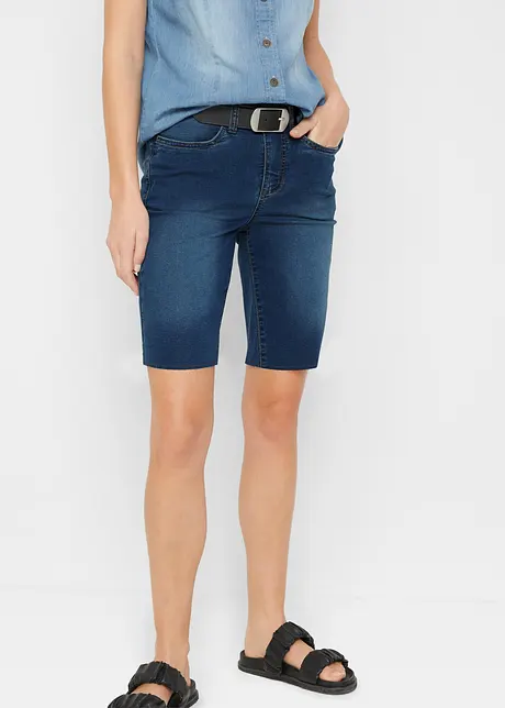 Jeans-bermuda med super-stretch, bonprix