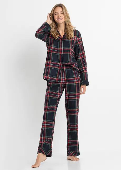 Pyjamas i vevd flanellkvalitet, bonprix