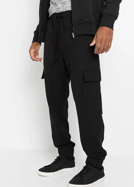 Joggebukse med cargolommer, Loose fit, bonprix