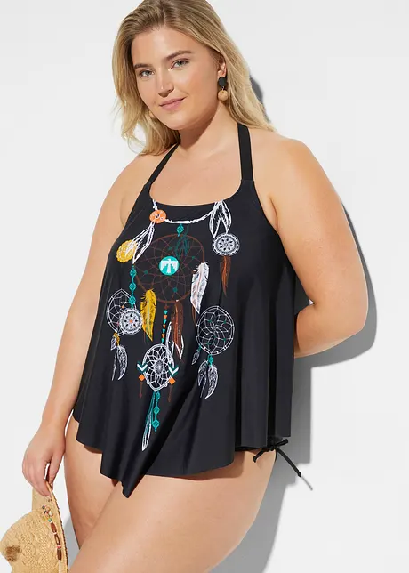 Tankini (2-delt sett) av resirkulert polyamid, bonprix