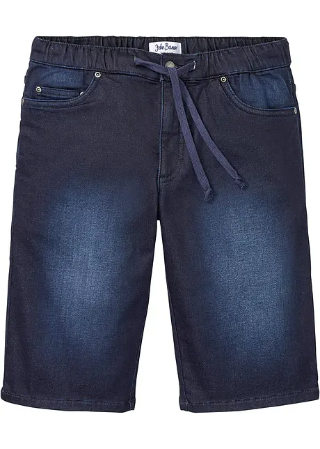 Bermudashorts i sweat-denim look med komfortsnitt, Regular Fit, bonprix