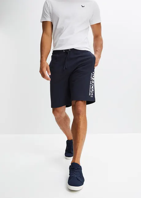 Sweat-shorts med resirkulert polyester (2-pack), bpc bonprix collection