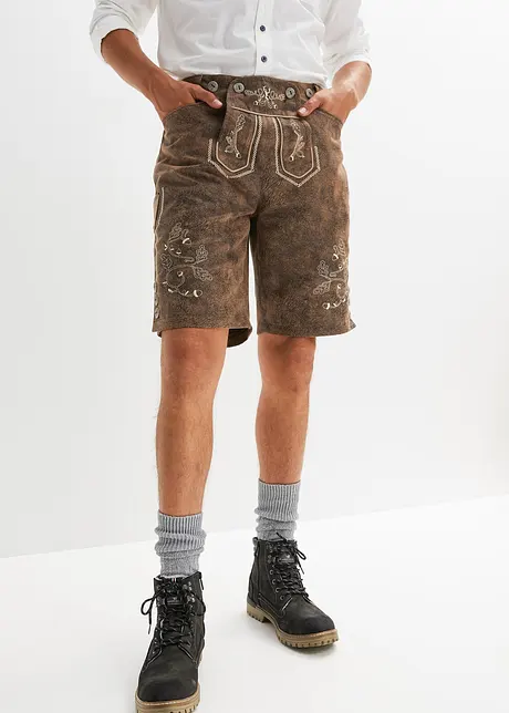 Drakt-shorts av imitert skinn, bonprix