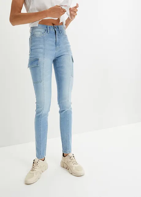 Skinny cargo-jeans, bonprix