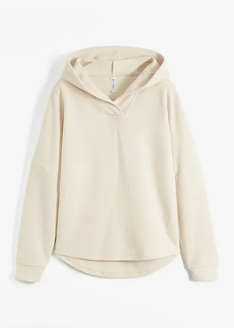 Sweatshirt i strikket stil, bonprix