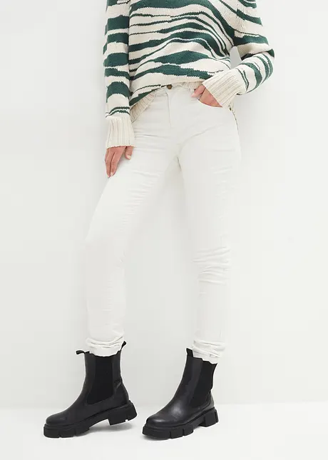 Slim Fit stretch-cordbukse, bonprix