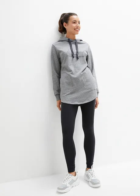 Joggedress med lang sweatshirt og leggings (2-delt), bonprix