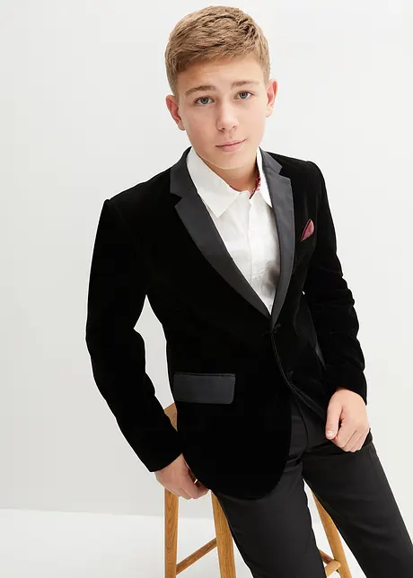 Fløyelsblazer til barn, bpc bonprix collection