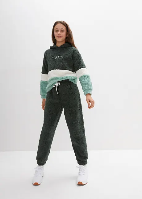 Kosedress i teddyfleece til barn (2-delt sett), bpc bonprix collection