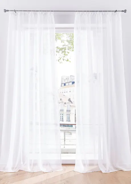 Gardin med fin struktur (1 stk.), bonprix
