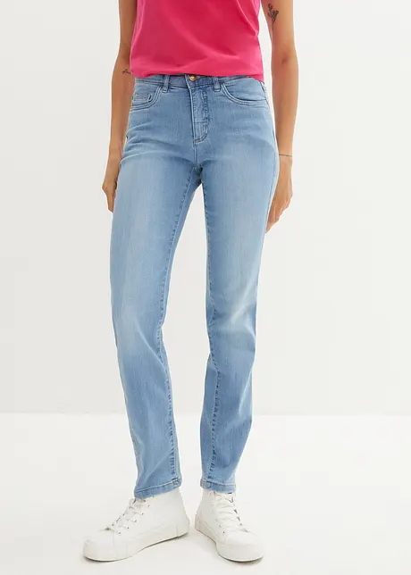 Straight jeans Mid Waist, stretch, bonprix