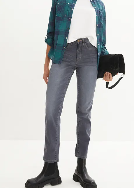 Straight-jeans Mid Waist, Ultra Soft, bonprix