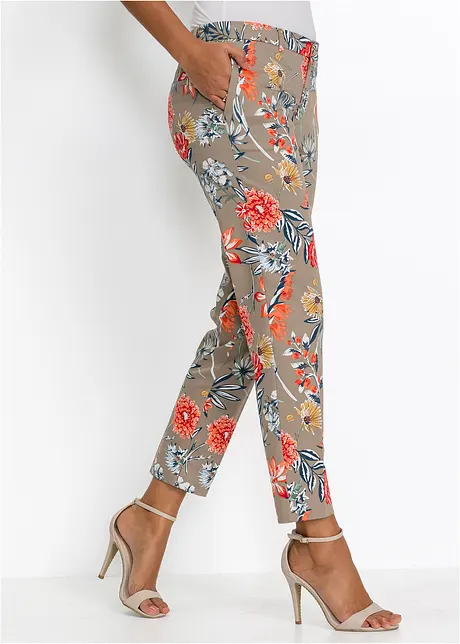 Bukse med stretch, 7/8 lang, bonprix
