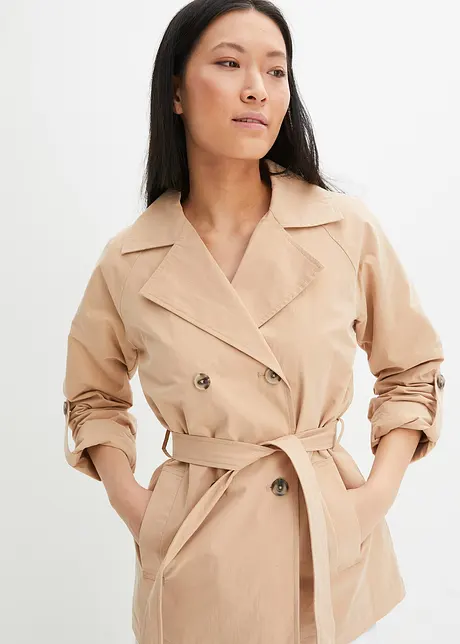 Kort trenchcoat, bonprix