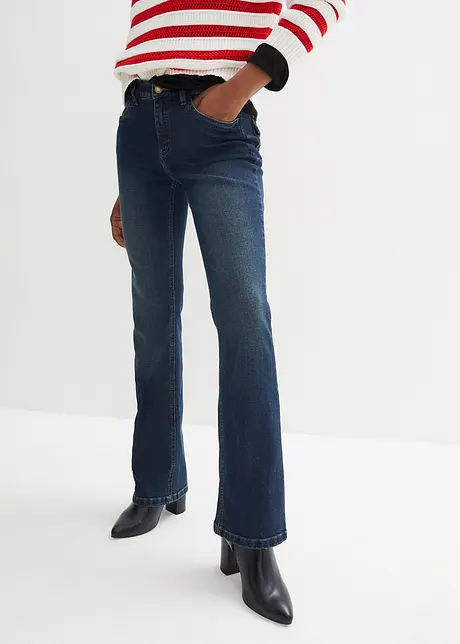 Bootcut jeans Mid Waist, stretch, bonprix