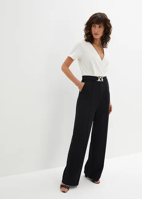 Jumpsuit med dekorativ lukking, bonprix