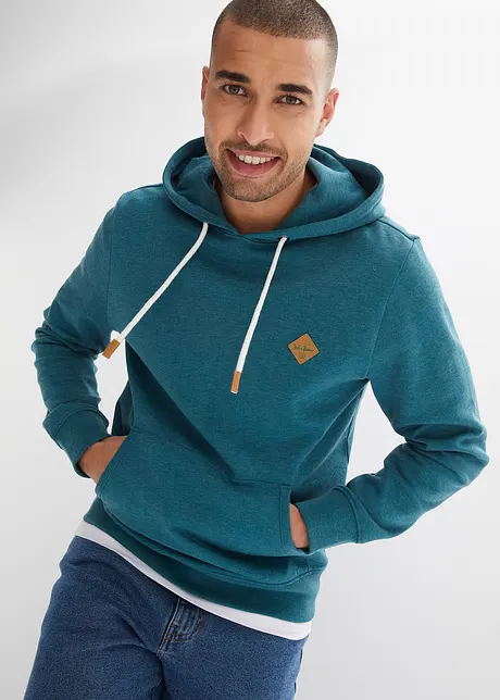 Sweatshirt med hette, bonprix