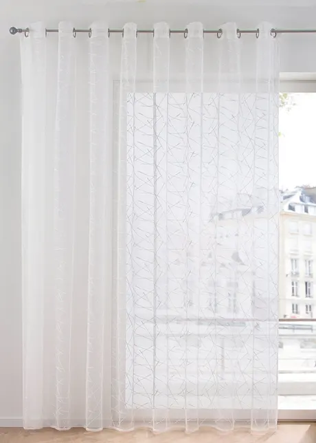 Jacquardvevd gardin store, bonprix