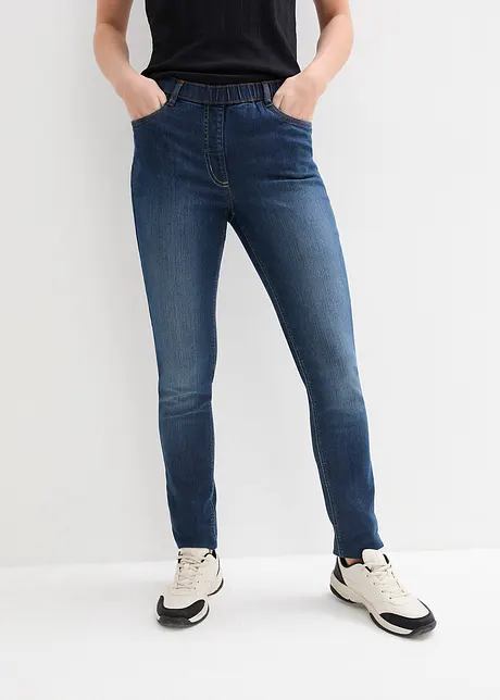 Jeans-jeggings med komfortlinning, Skinny, bonprix