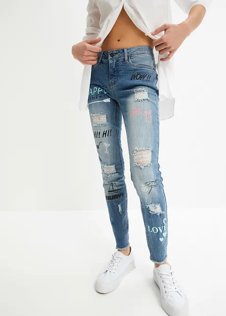 Skinny-jeans Mid Waist, bonprix