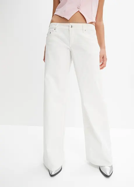 Wide Leg-jeans, Low Waist, bonprix