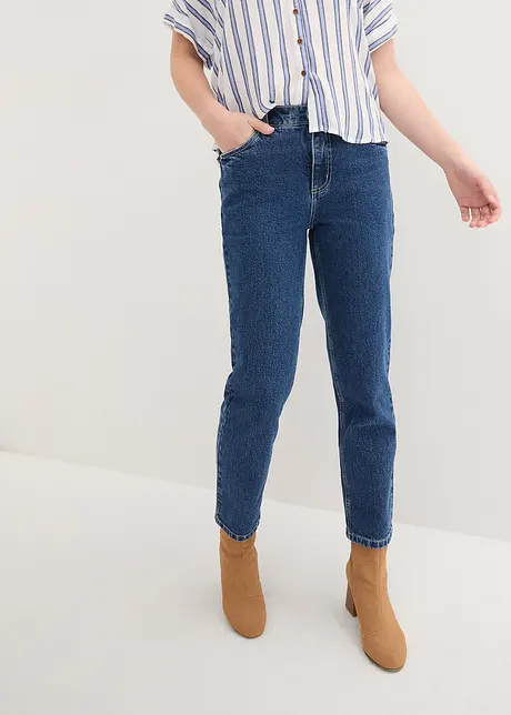 Straight-jeans Mid Waist, Cropped, John Baner JEANSWEAR