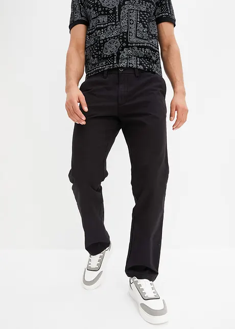 Chinos i ren bomull og Regular Fit-modell, Straight, bonprix