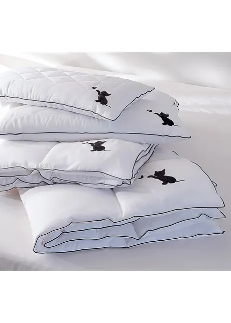 Pute med dun-touch katt myk, bonprix
