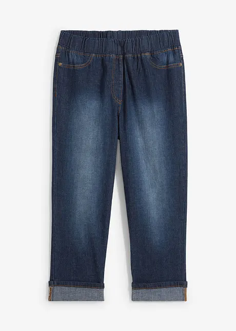 Slim Fit-jeans, Mid Waist, bomull, bonprix