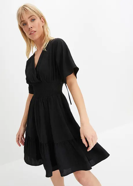 Kjole med smock, bonprix