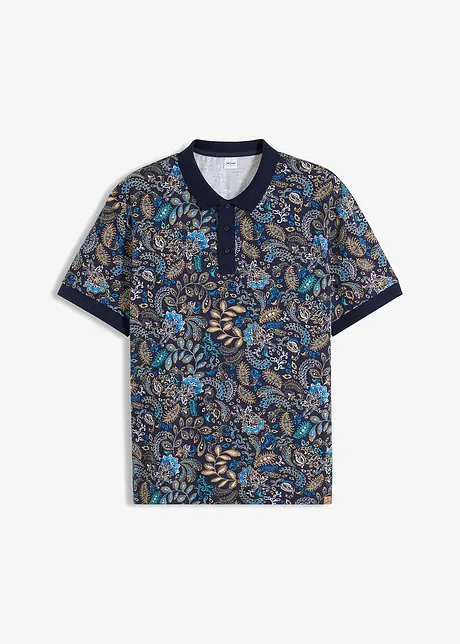 Poloshirt av økologisk bomull, kort arm, bonprix