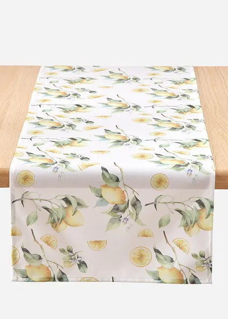 Bordløper med sitron-print, bonprix
