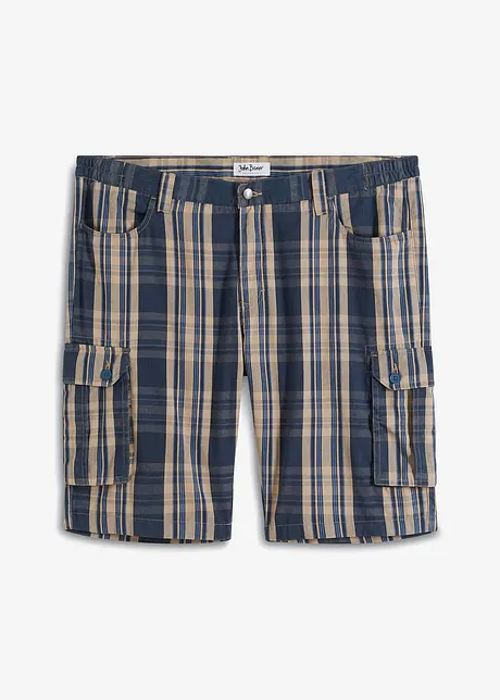 Cargo-bermuda med elastisk linning, Loose Fit, John Baner JEANSWEAR