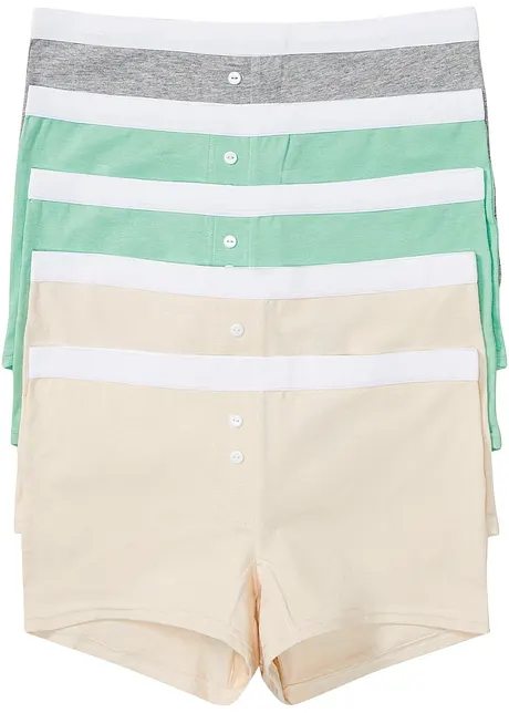 Boksertruse med økologisk bomull (5-pack), bonprix