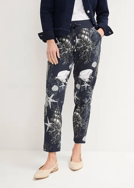 Sweatbukse i bomullmiks, bonprix