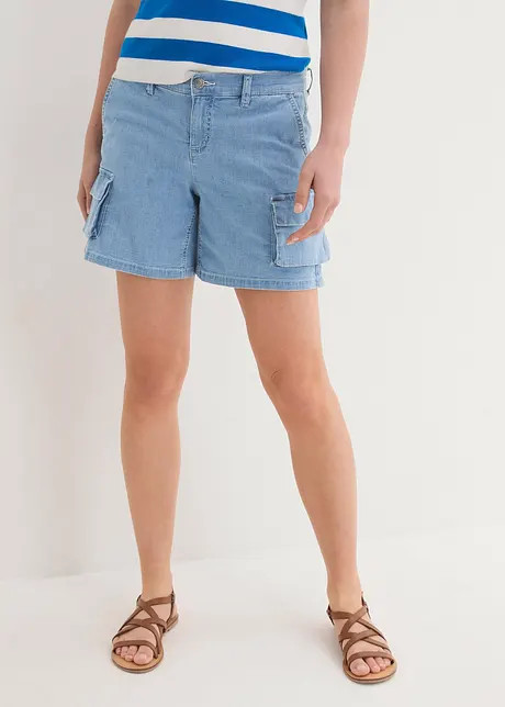 Cargo-jeans, shorts, Mid Waist, John Baner JEANSWEAR