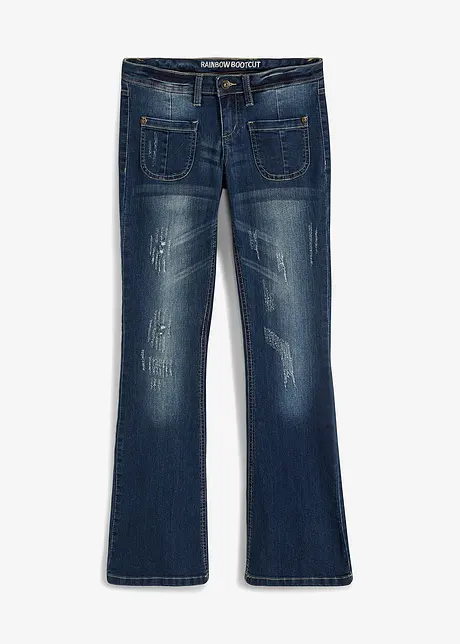 Flared-jeans Low Waist, stretch, bonprix