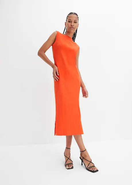 Jerseykjole  i bomull med stretch, bonprix