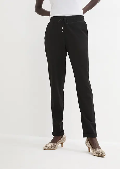 Pull on-bukse i viskosemiks, bonprix