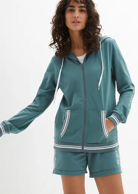 Sweatjakke av 100% økologisk bomull, bonprix
