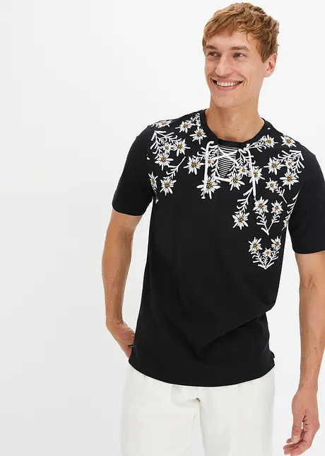 T-shirt med snøring, bonprix