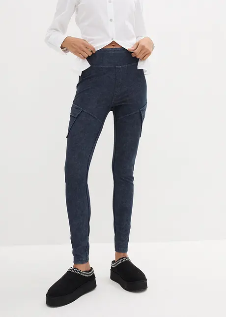 Leggings i jeanslook, bonprix